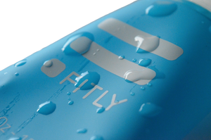 Soft flask Fitly Run : hydration water drops